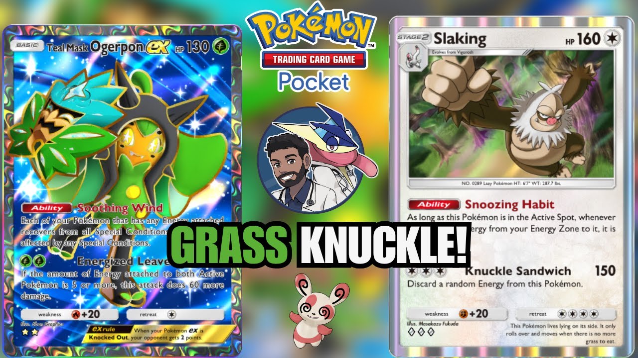 Teal Mask Ogerpon Makes Slaking OP! Pokémon TCG Pocket