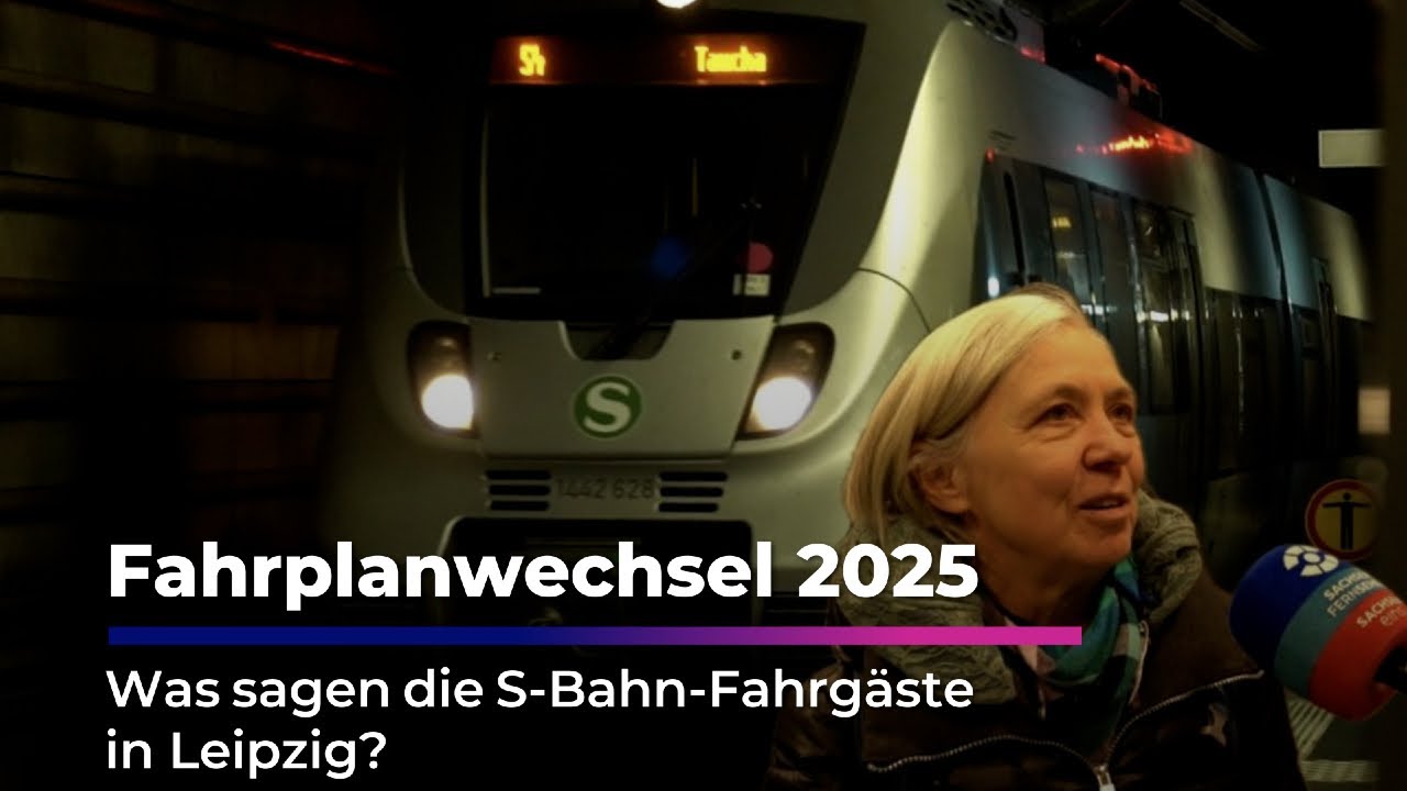 Fahrplanwechsel 2025: Was sagen die S-Bahn-Fahrgäste in Leipzig?