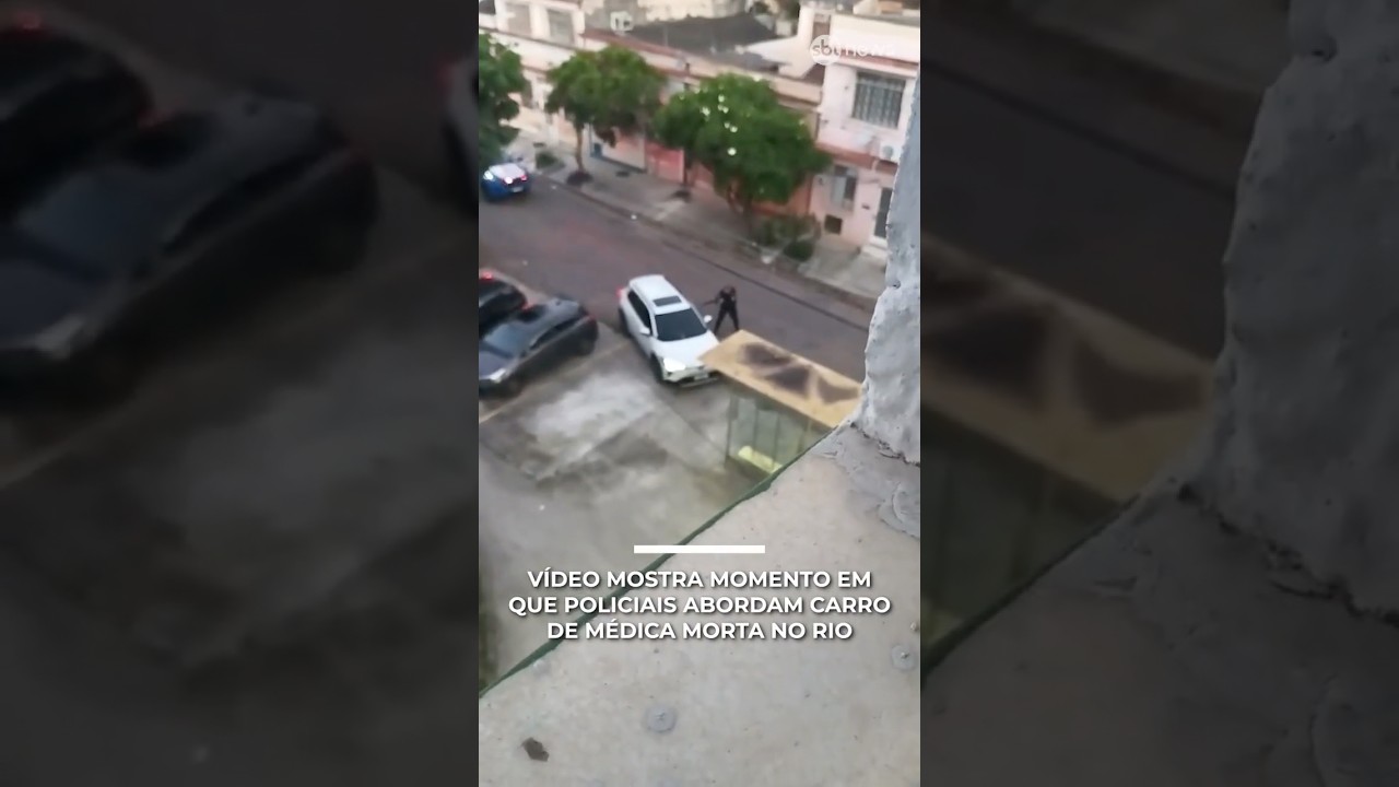 V&iacute;deo mostra abordagem e rea&ccedil;&atilde;o de policiais ao encontrarem m&eacute;dica morta em carro no Rio