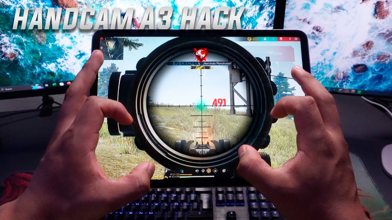 Hacker LEGAL HANDCAM Cazando TOP Globales |  FREE FIRE MAX