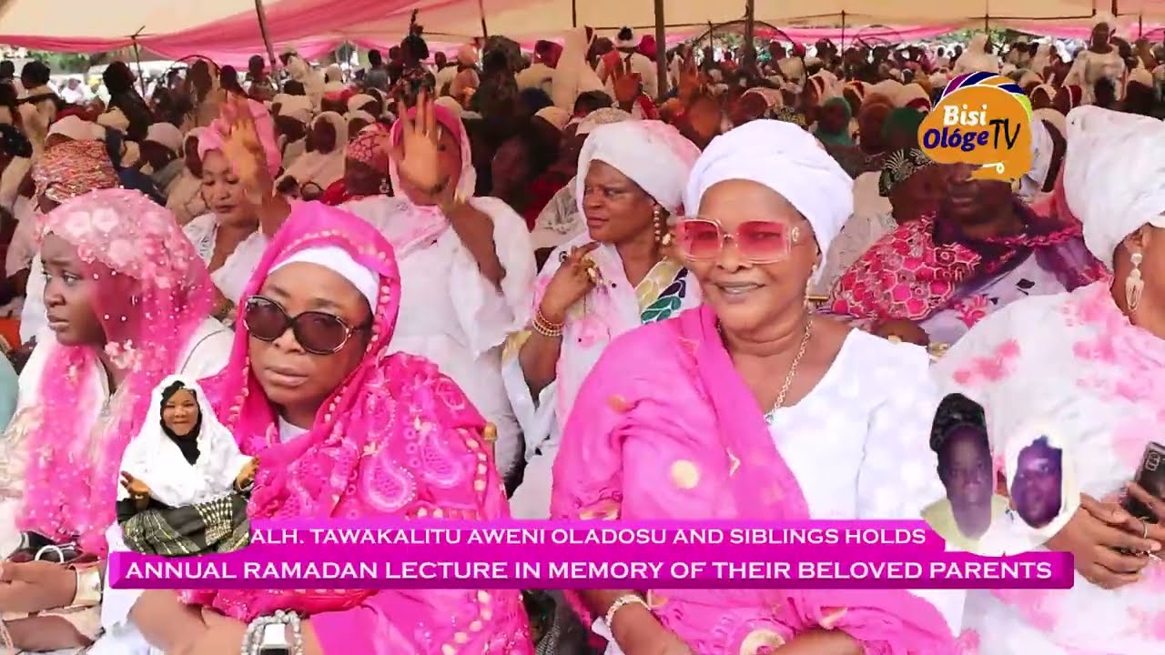 WELCOMING OF GUEST AND OPENING PRAYER AT IYA ADINNI IBADAN LAND, ALHAJA TAWAKALITU AWENI OLADOSU AN