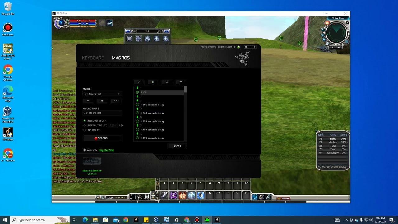 RF PlayPark - How To Set Macro For Auto Buffing
