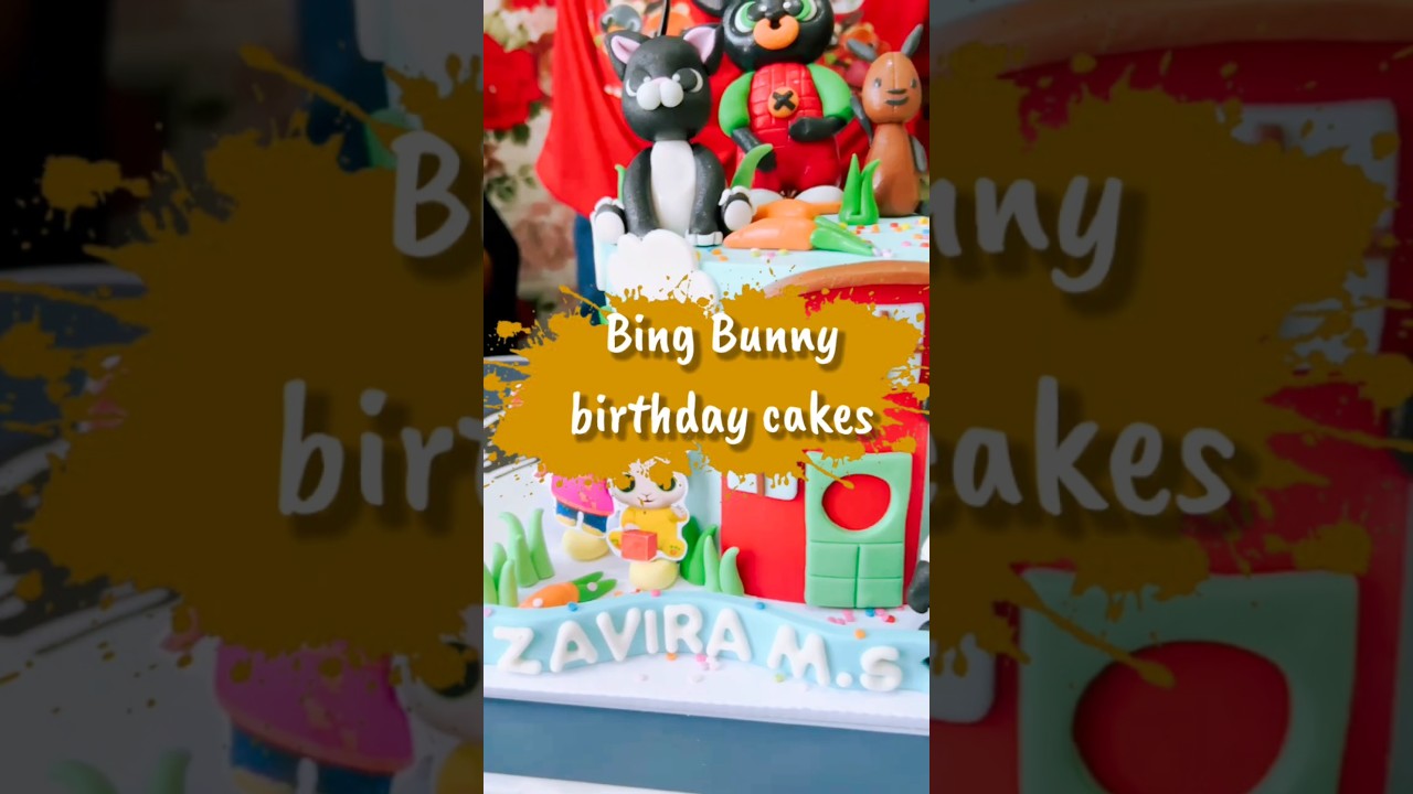 bing bunny is viRA's birthday cake because it makes viRA happy 