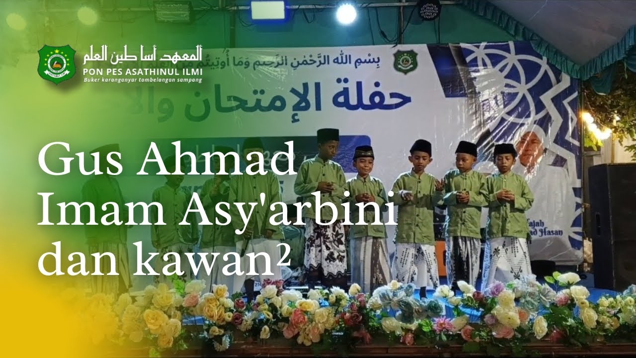 Penampilan Gus Ahmad Imam Asy'arbini dan kawan-kawan 