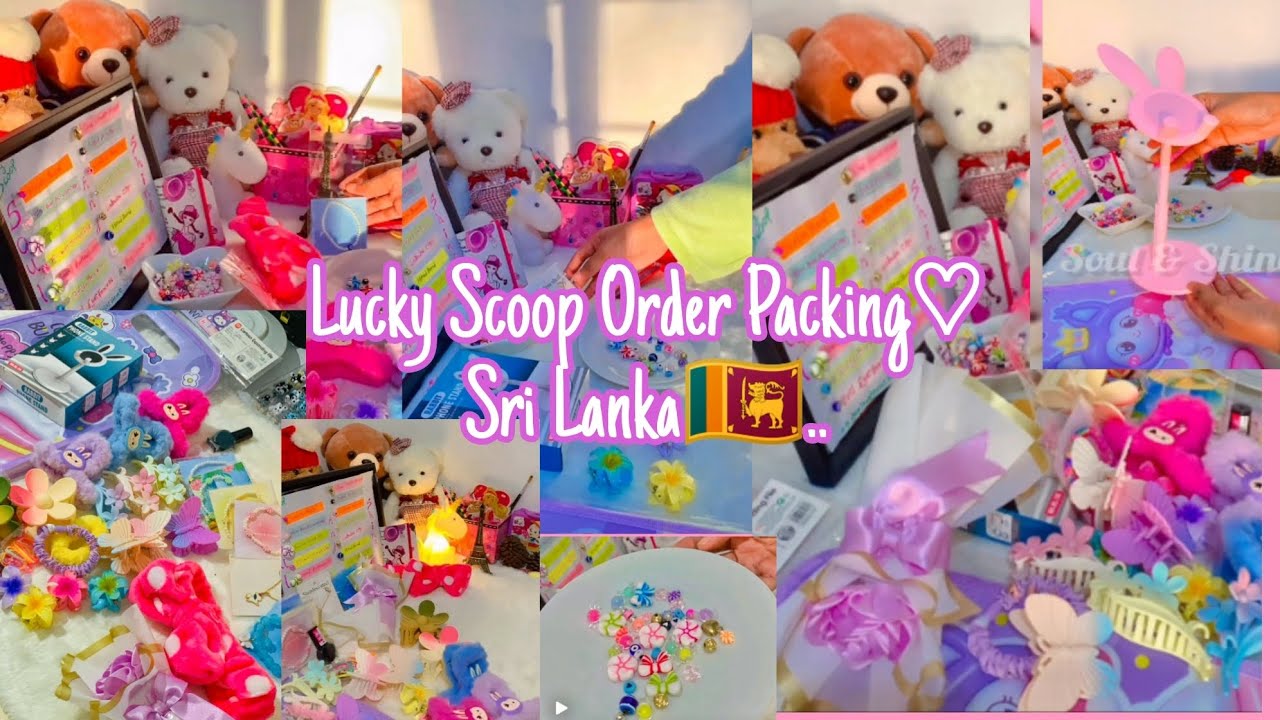 මාත් එක්ක order එකක් pack කරමුද??💗|lucky scoop|Sri lanka