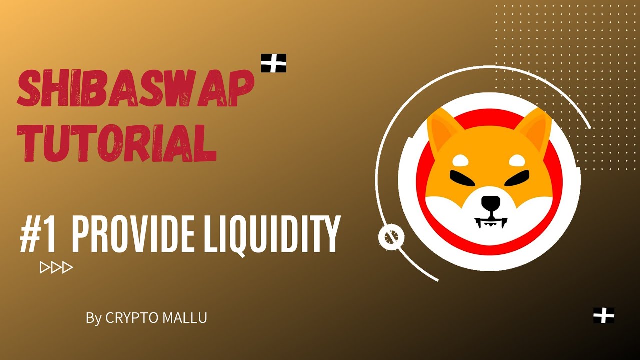 SHIBASWAP TUTORIAL  PART 1 - HOW TO PROVIDE LIQUIDITY (DIG)