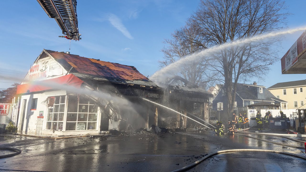 Boston Ave. Commercial Garage Fire (Bridgeport, CT) 12/6/24