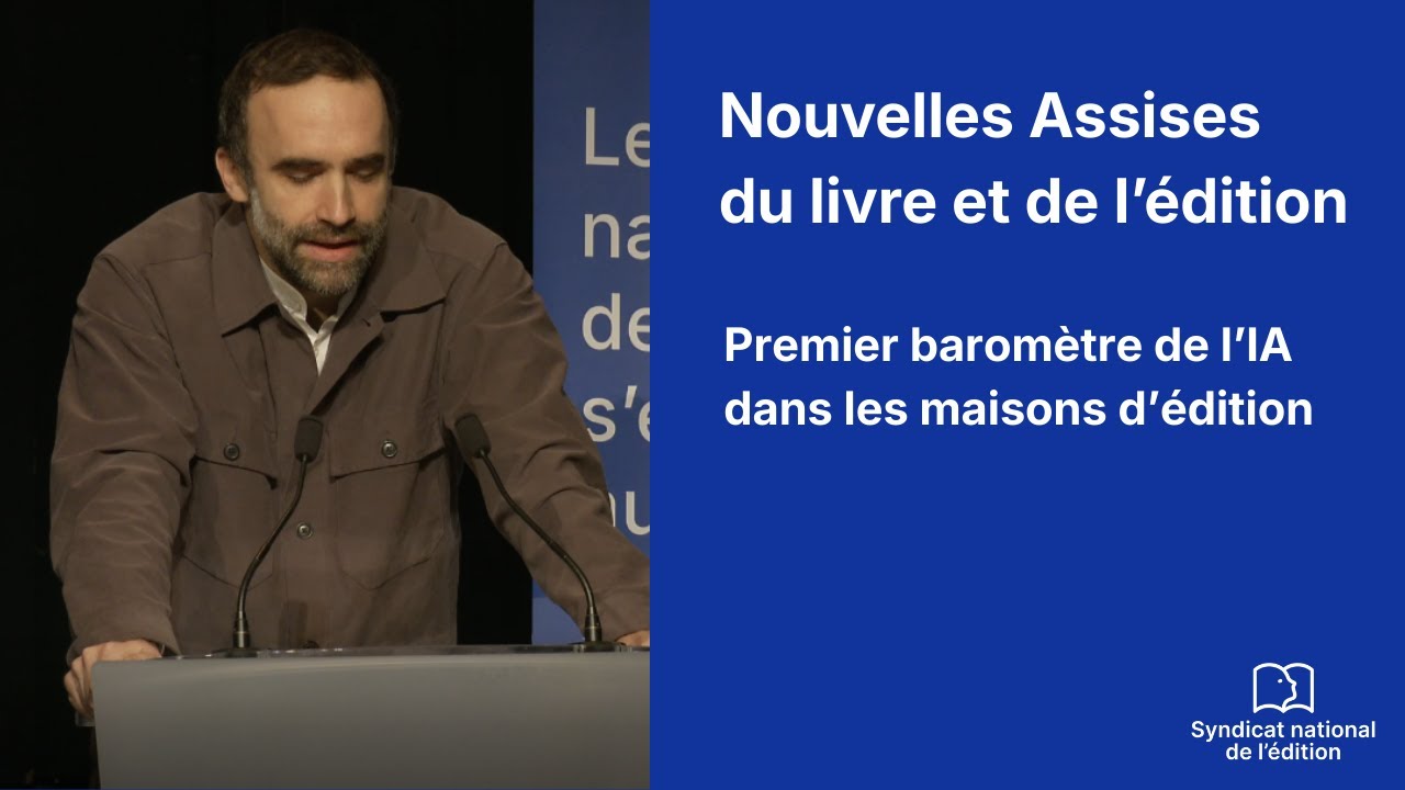 Premier baromètre de l’IA dans les maisons d’édition