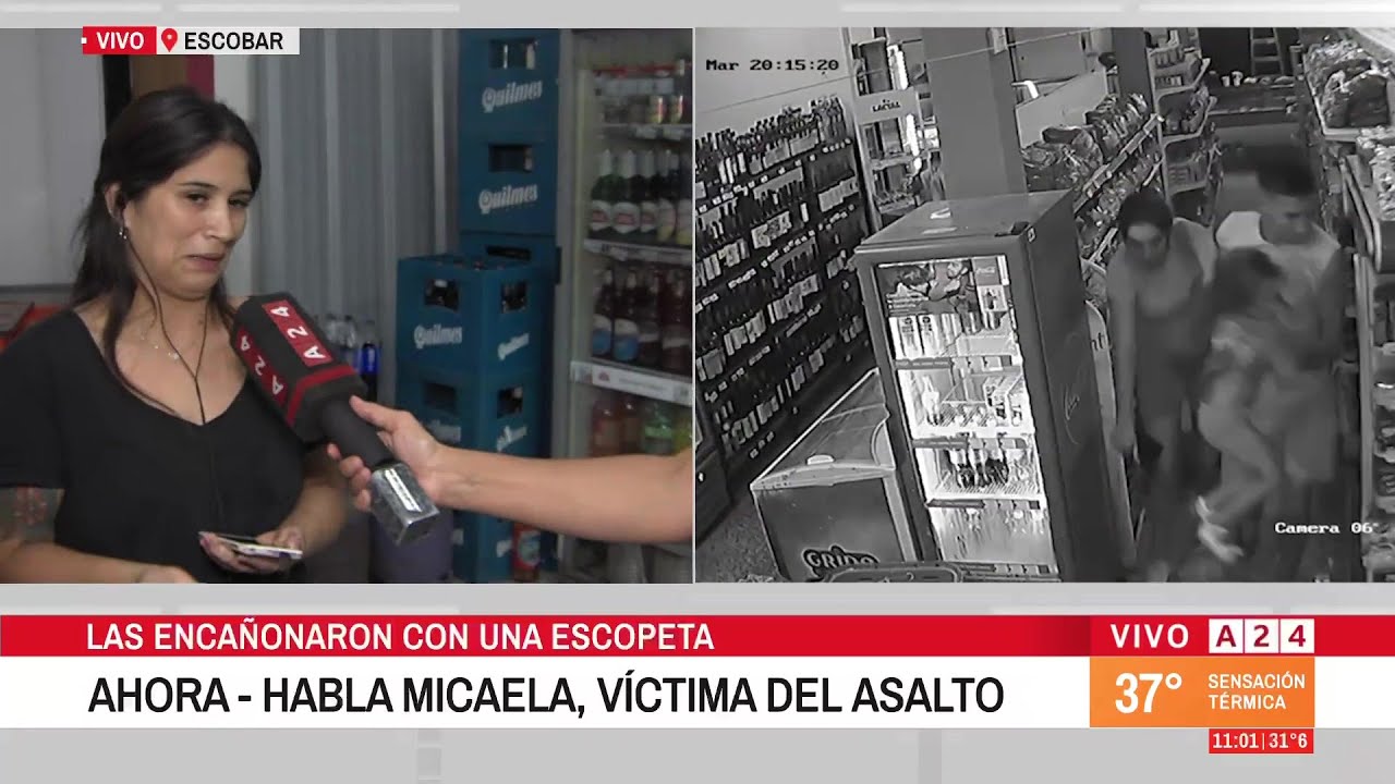 🚨 ASALTO CON ESCOPETA EN ESCOBAR: 