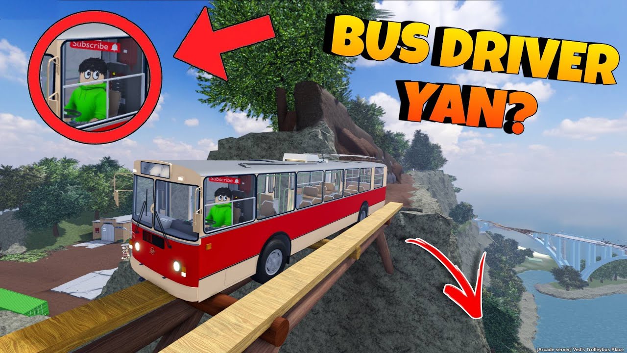NAGING BUS DRIVER AKO at INAKYAT ang PAMPASAHERONG BUS sa MATARIK na TULAY sa BUNDOK sa ROBLOX