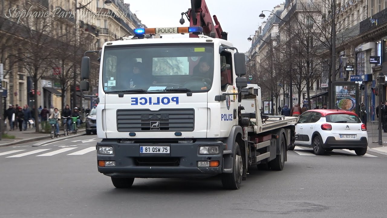camion de police M.A.N (depanneuse)