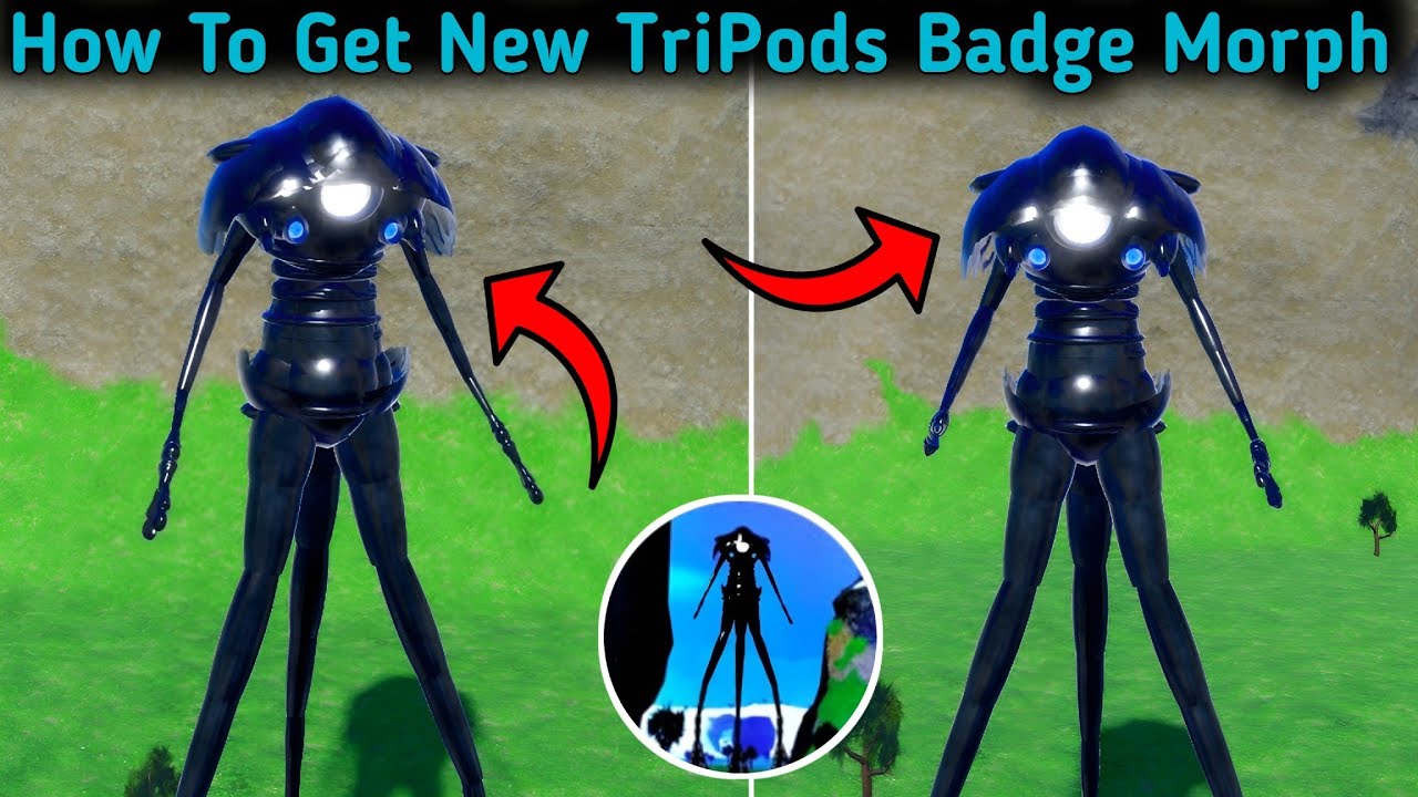 How To Get TriPotty Badge & TriPods Morph In Tiny Universe Roleplay New Update | Roblox 