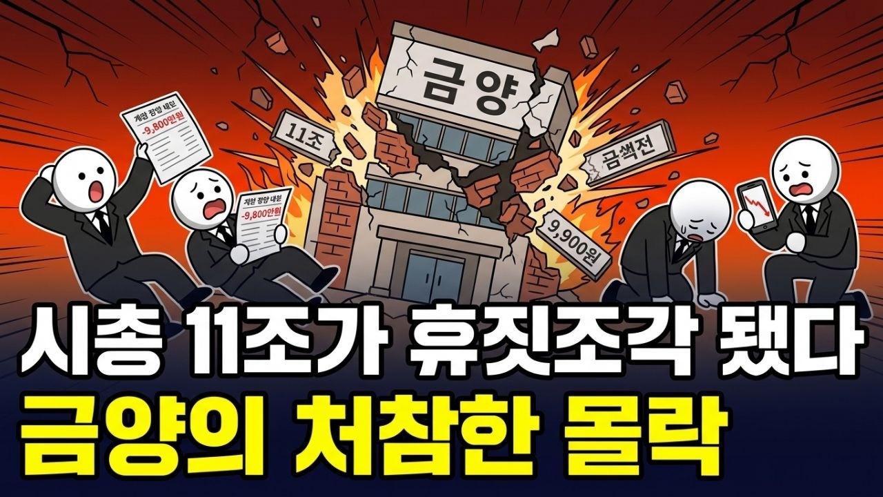 11조 증발&middot;24만 피해&middot;2760억 챙긴 회장 &mdash; 금양 폭망 전말#금양 #금양상장폐지 #금양폭망