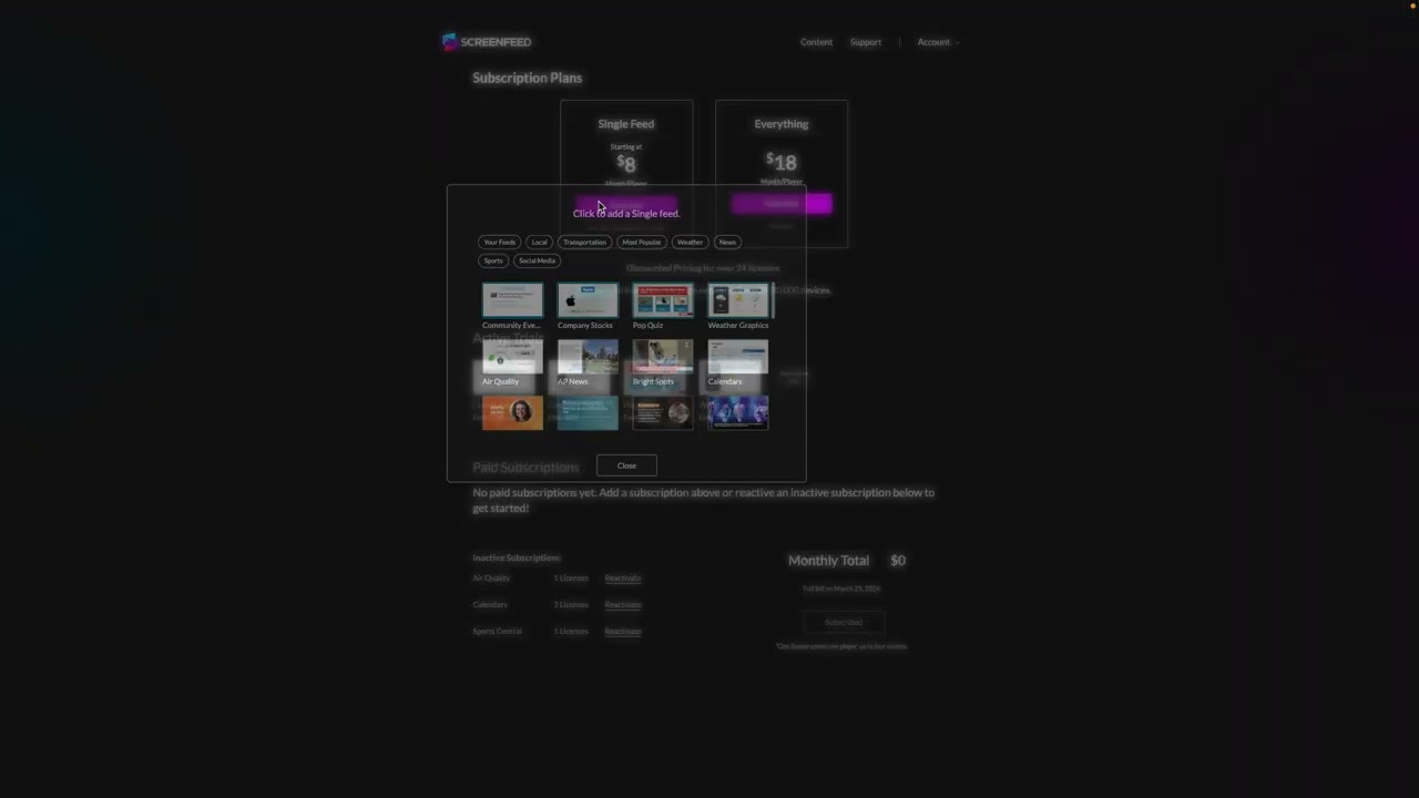 Account Walkthrough