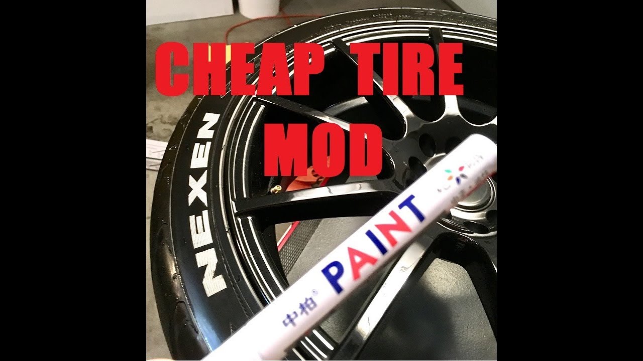 How to: Paint tire lettering