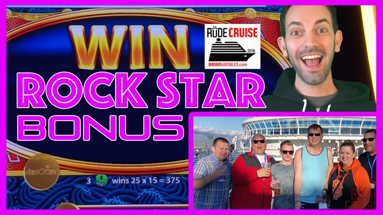 🛳🎰 Rock Star BONUS ➡ Aboard the 'RUDIES' Princess!🎉💰 ✦ Brian Christopher RUDIES Slot Cruise