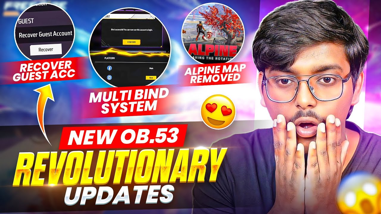OB53 UPDATE FREE FIRE l FREE FIRE NEW EVENT l FF NEW EVENT l OB53 UPDATE REVIEW FREE FIRE