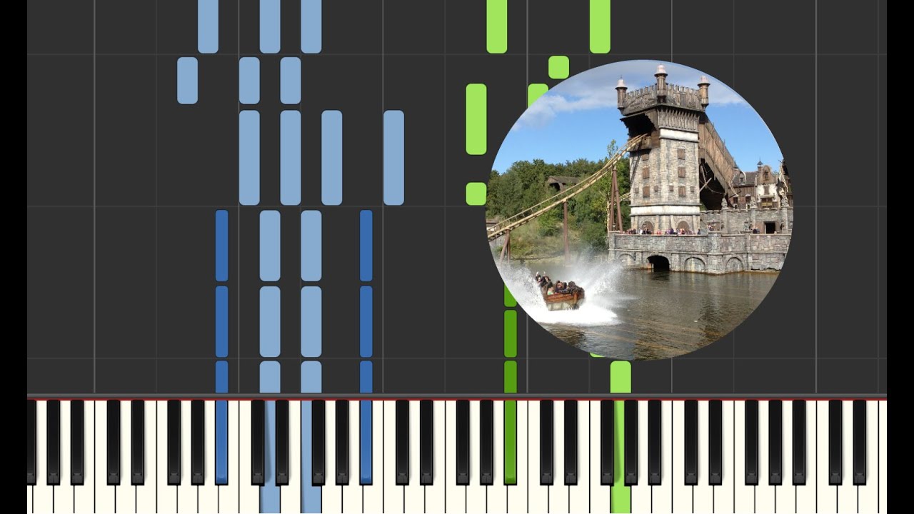 De Vliegende Hollander - Efteling - Piano Tutorial