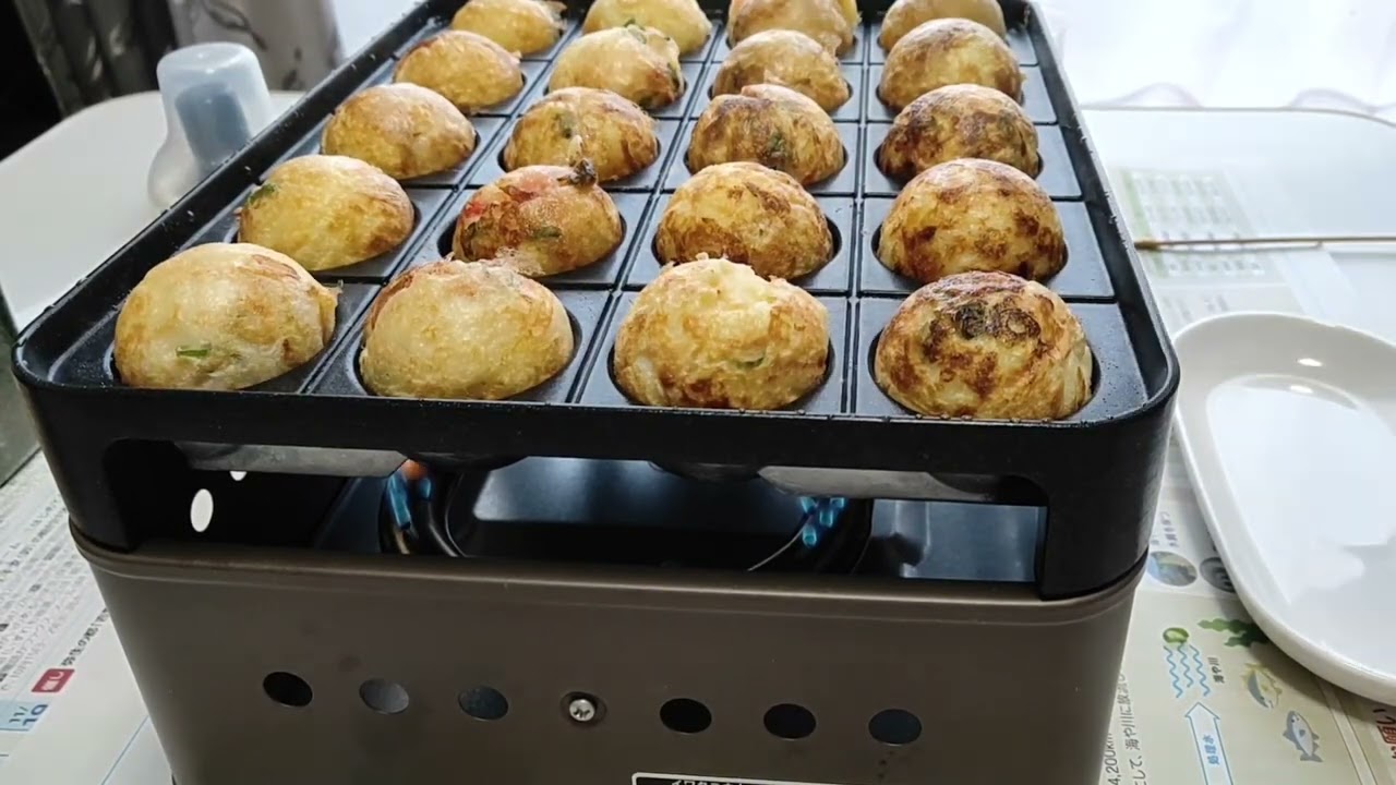 スーパー炎たこで一人タコパ！