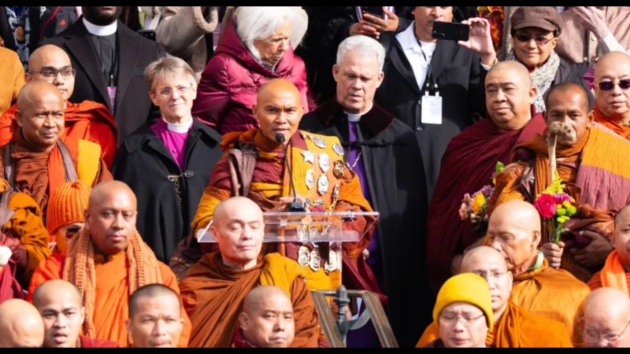 Walk for Peace ~ National Cathedral ~ Bhikkhu Pannakara talks ~ February 10, 2026