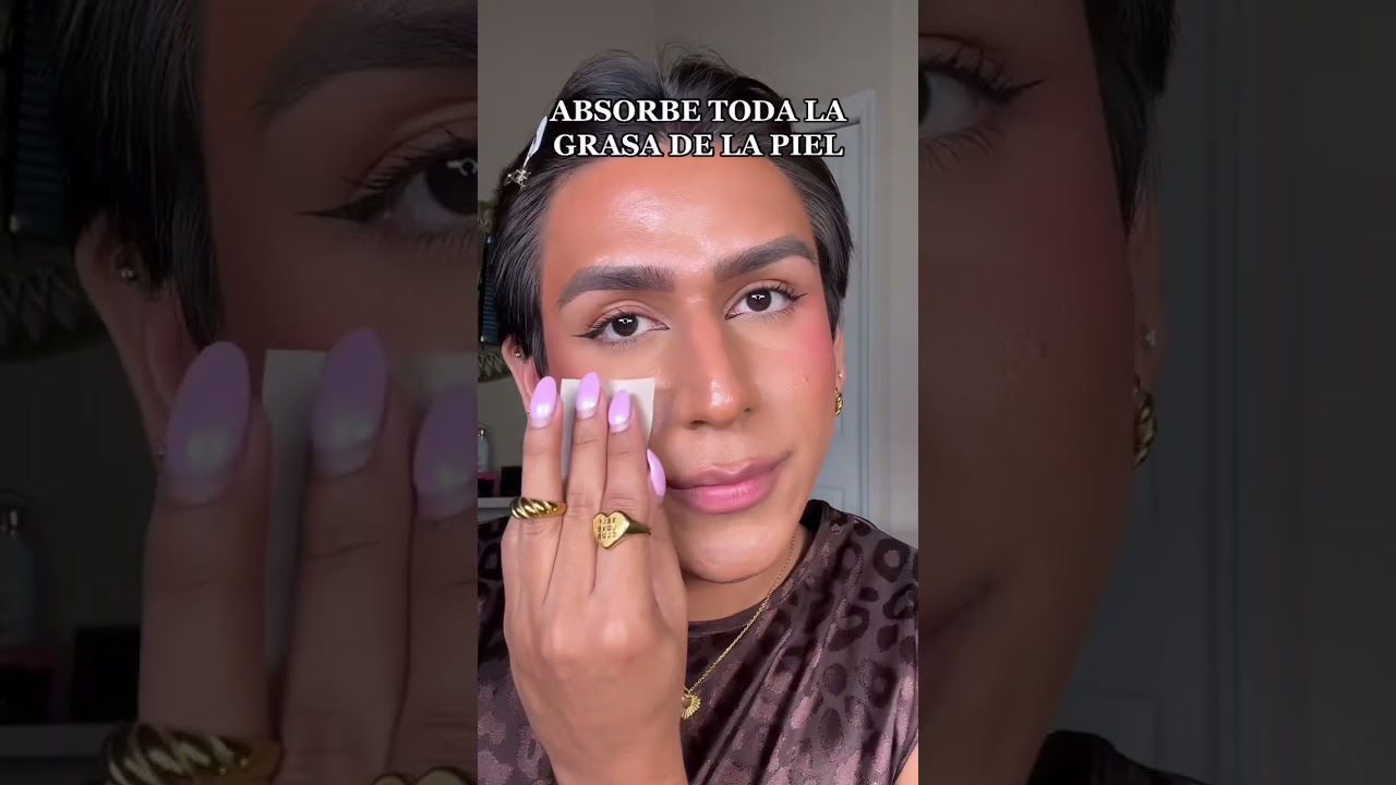 Si tienes piel grasa mira esto #oilyskin #pielgrasa #maquillaje #beauty #makeuphacks #makeup
