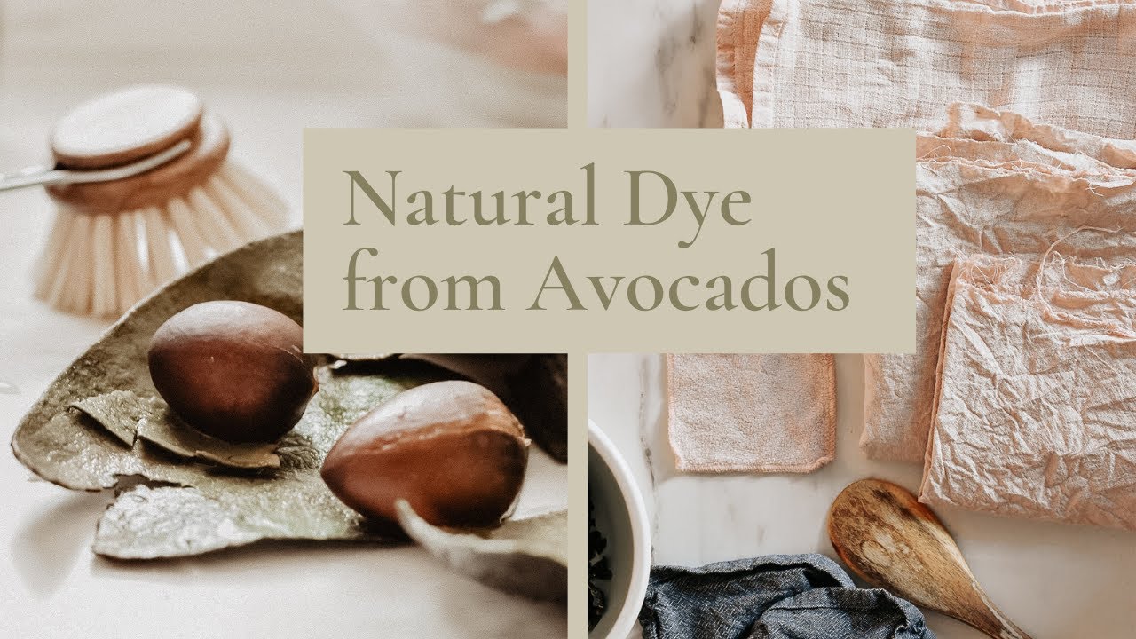 how to dye with avocado pits | beautiful natural pink dye for fabric!