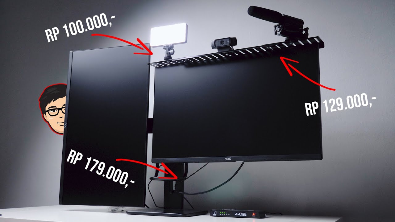 6 Aksesoris Desk Setup Under 200 RIBU Biar Makin Kece !