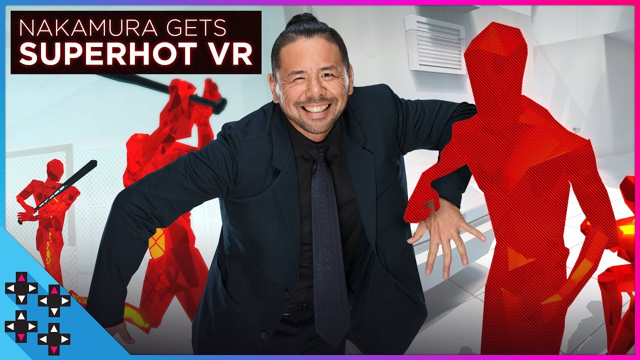 SHINSUKE NAKAMURA gets SUPERHOT!!! (feat. Asuka) - UpUpDownDown Plays