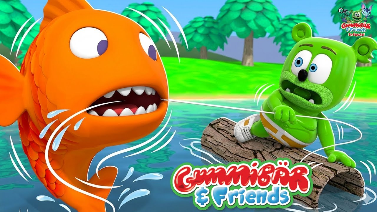 Gummibär show en español:🌊😱 Un Pez Enorme se Acerca | Caricaturas Infantiles 2026 #gummibar