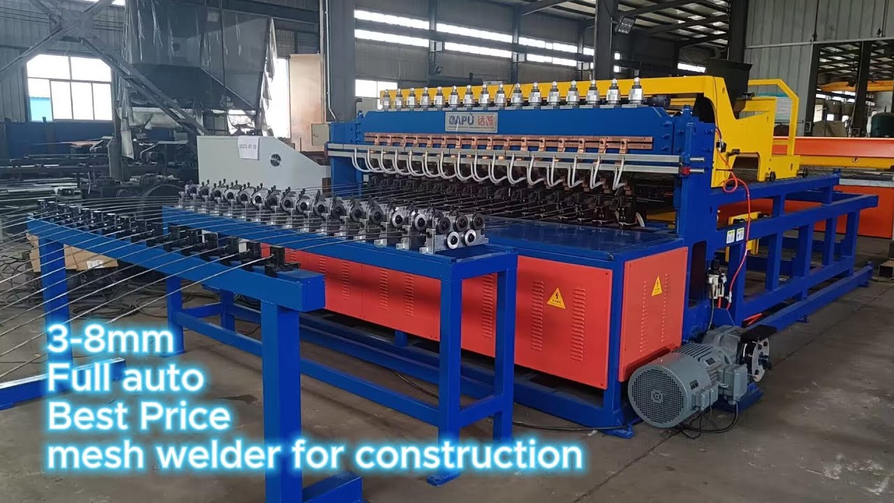 best price full automatic mesh welder for construction 4-10mm