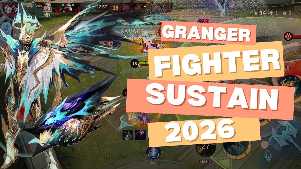 2026 GRANGER FIGHTER SUSTAIN SOLO RANK!! (DAMAGE SAKIT SAVAGE??)