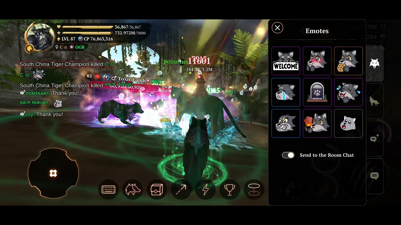 3 Million HP Tiger vs Cএ, Adrift, Toxic Lamb, & Demon Lord Milim