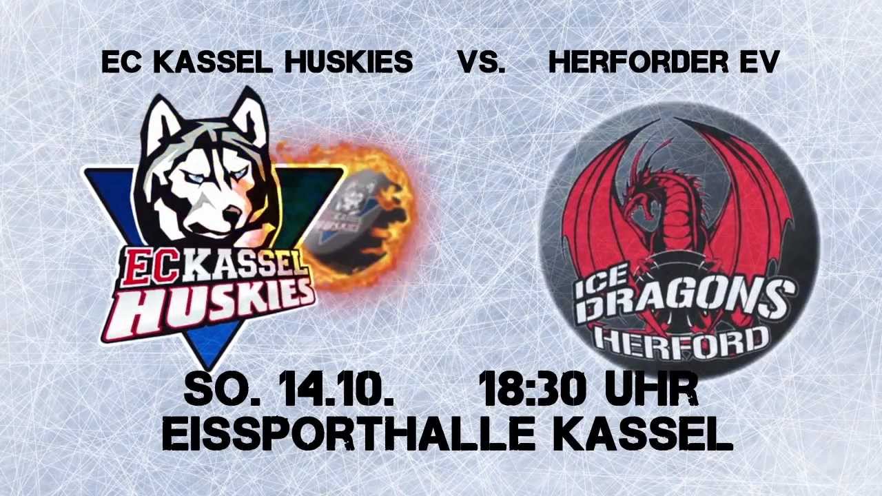 Spielank&uuml;ndigung EC KASSEL HUSKIES vs HERFORDER EC am 14.10.2012