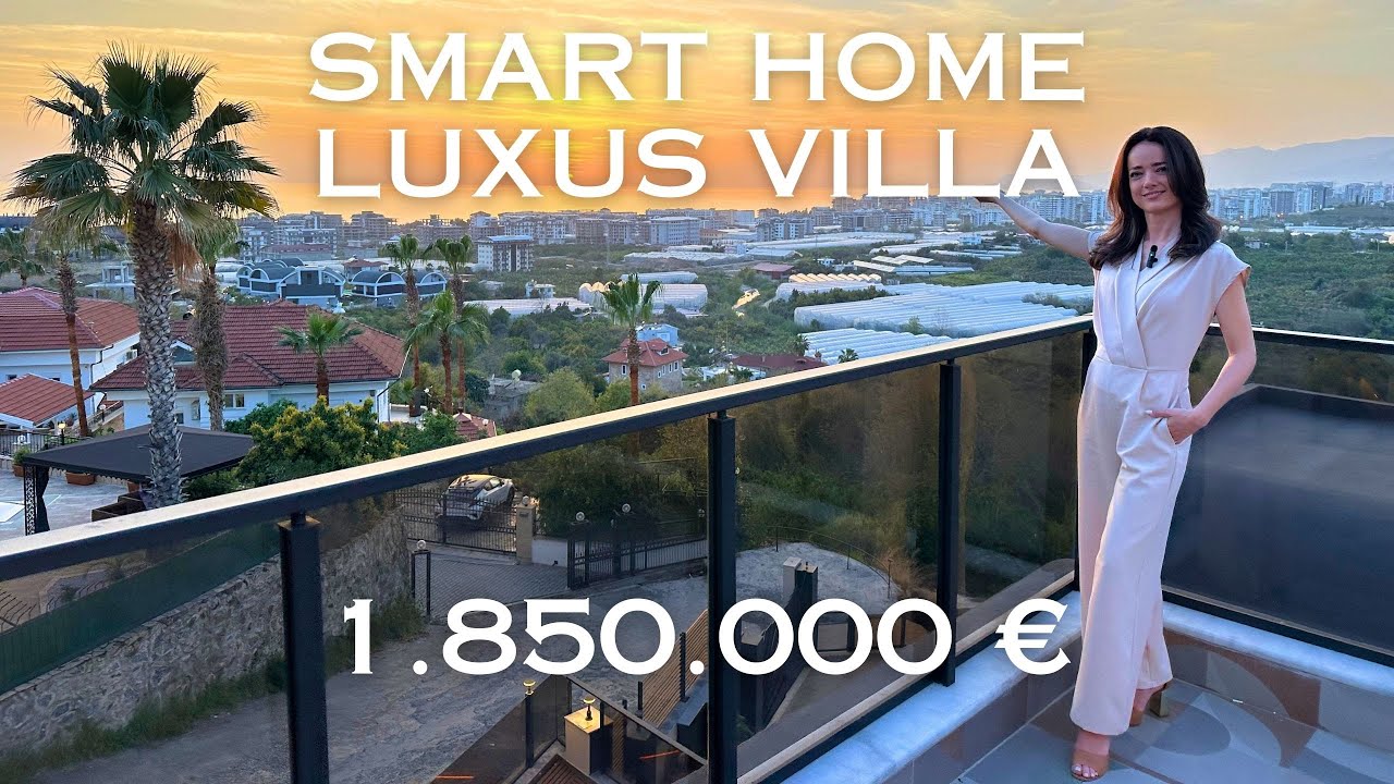 LUXUS VILLA | SMART HOME DE LUXE | PANORAMABLICK | KARGICAK/ALANYA | #villa #alanya #türkiye