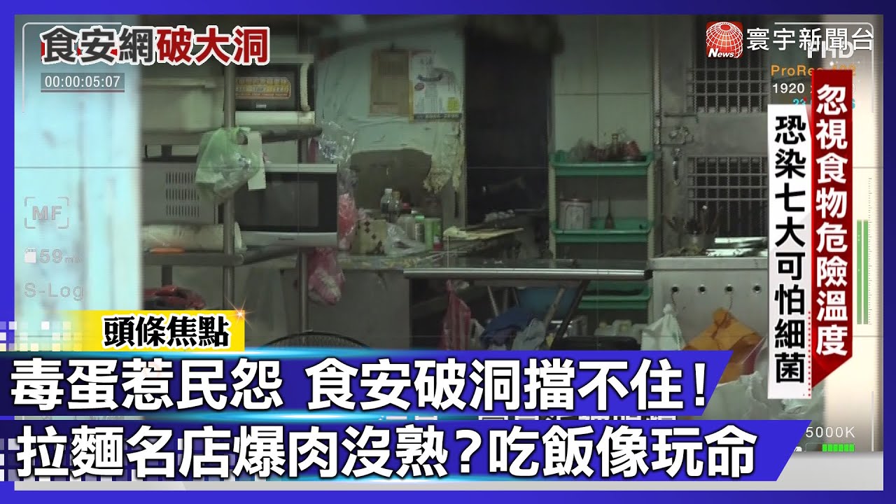食安風暴擋不住？毒蛋流進 35 店家、拉麵名店又爆肉沒熟！民怨沸騰：到底誰在把關？｜#寰宇財經新聞