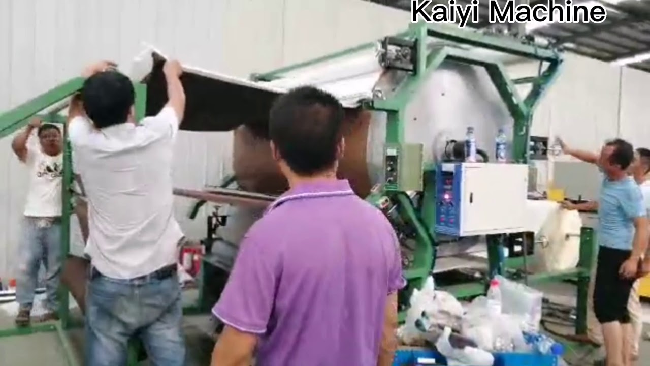 Foam with Fabric Lamination Machine For Carpet, Shipping to Indonesia
