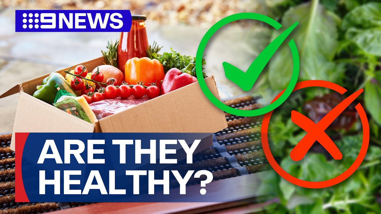 How healthy are top-rated meal kits? | 9 News Australia