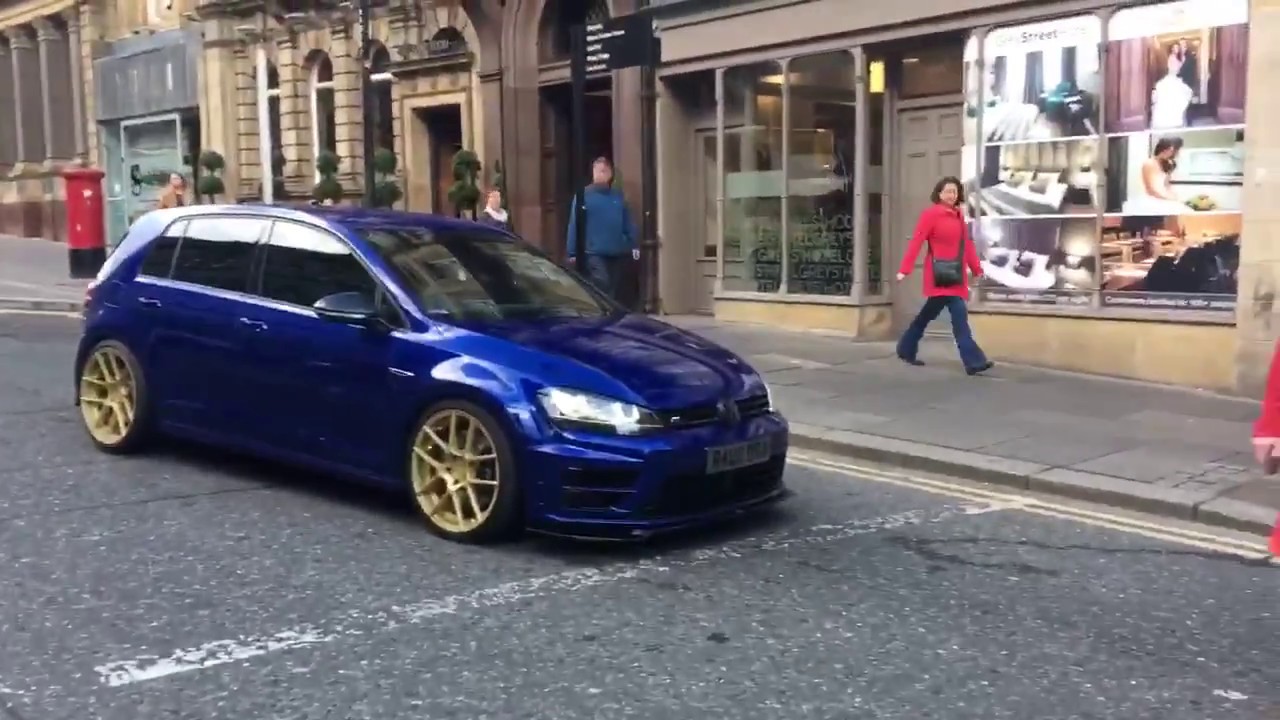 LOUD VW GOLF R ACCELERATIONS AND LAUNCH CONTROL!!