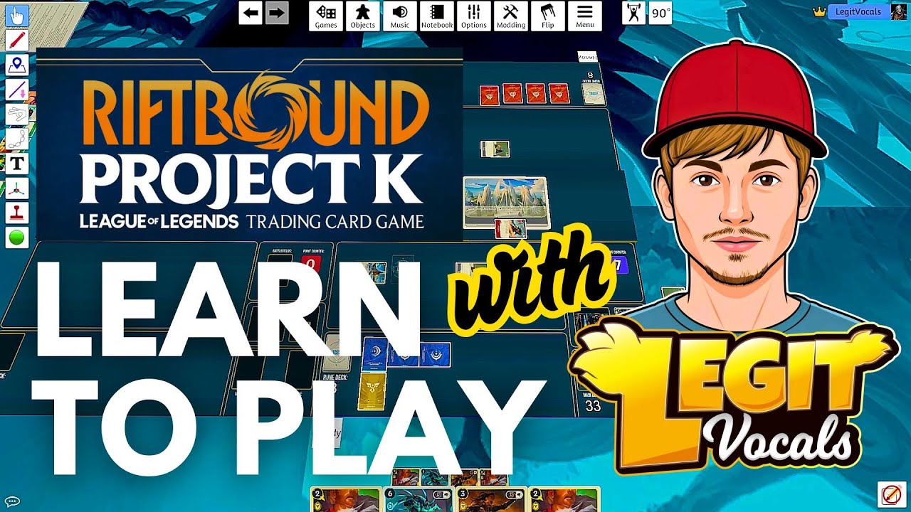 Learn to Play Riftbound TCG: Step-by-Step Tutorial for  League of Legends Card Game w/ Legit Vocals