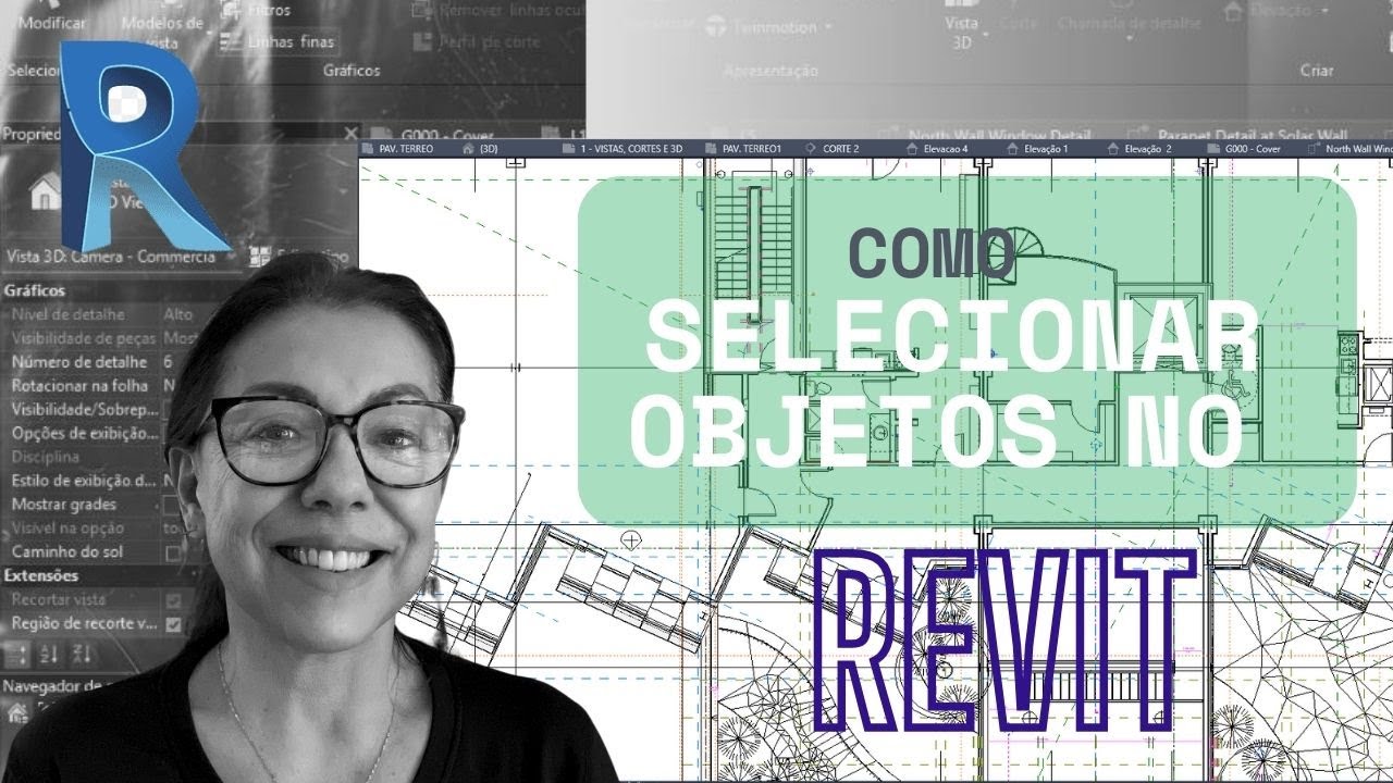 Como Selecionar Objetos no Revit