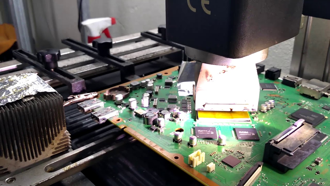 PS3 SUPER SLIM DESLIGA DEPOIS DE UM TEMPO-CPU DANIFICADA-REBALLING!!