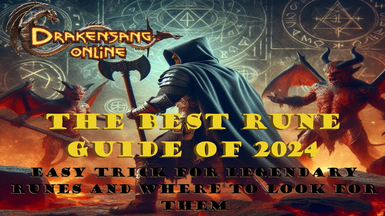 Drakensang Online | Easy Trik for Legendary Runes With Little Dust | The Best Map for Runes 2024 |