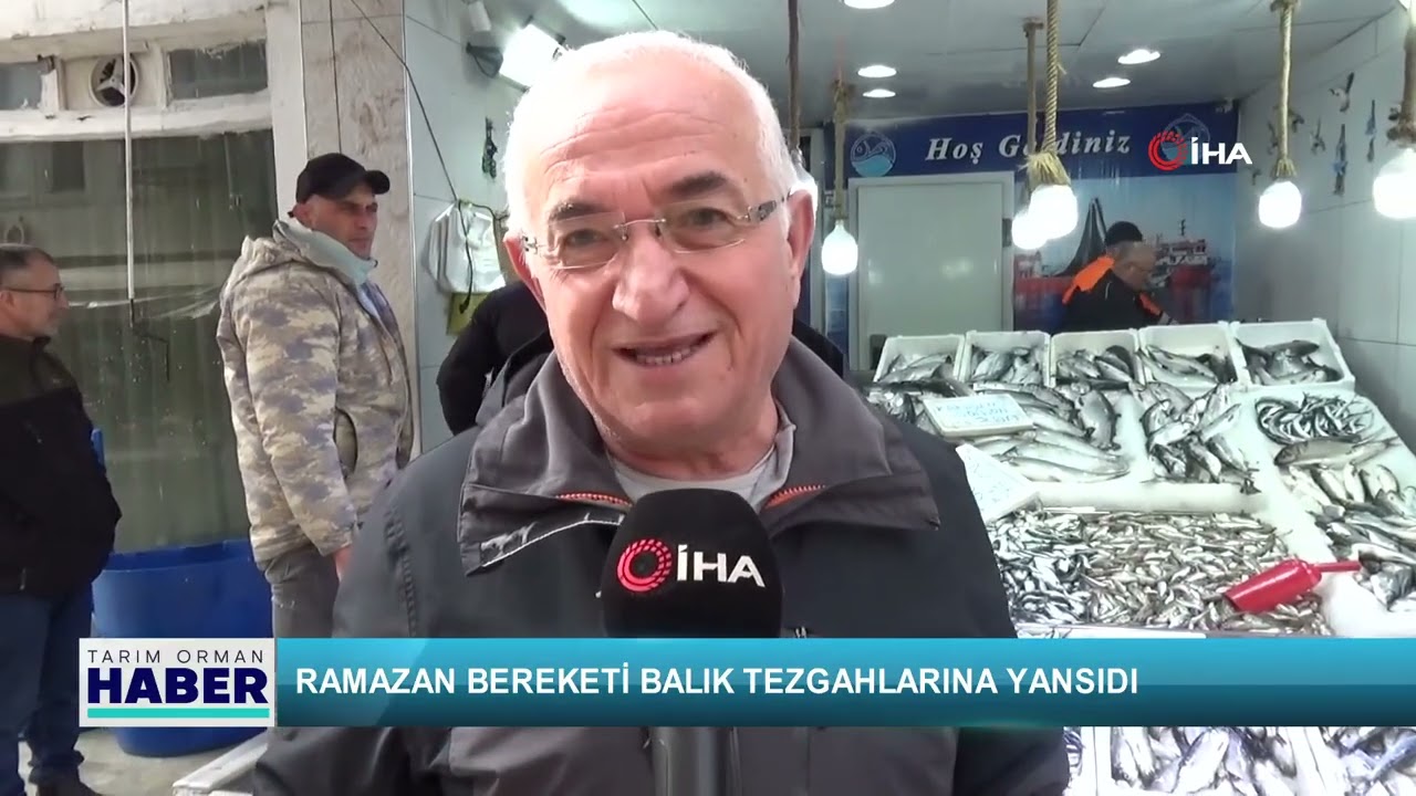 Ramazan bereketi balık tezgahlarına yansıdı