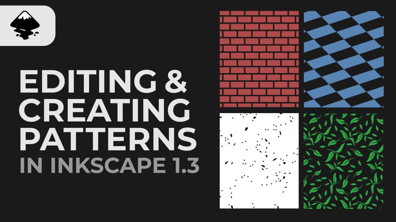Улучшенное редактирование и создание бесшовных узоров в Inkscape 1.3