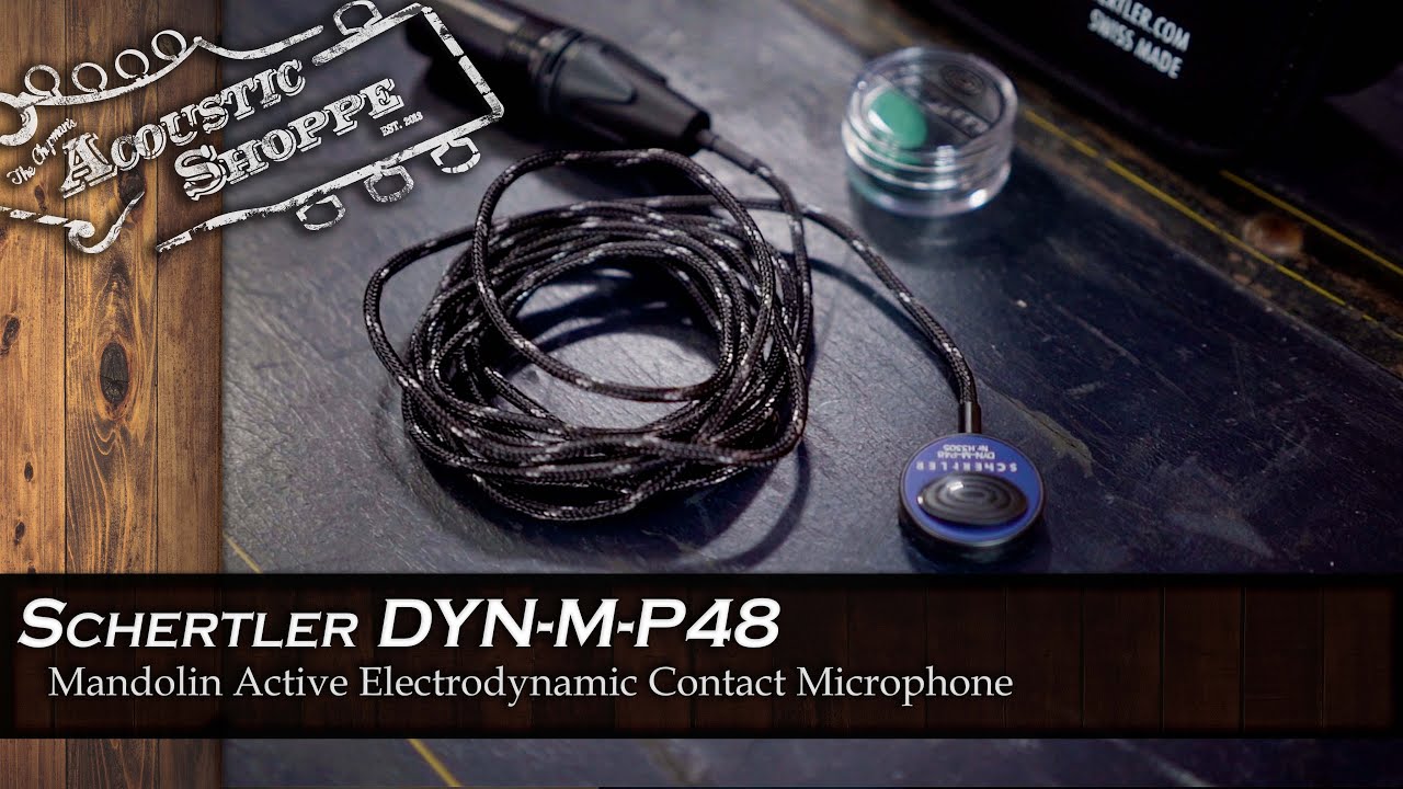 Schertler DYN-M-P48 Mandolin Pickup Unboxing & Review