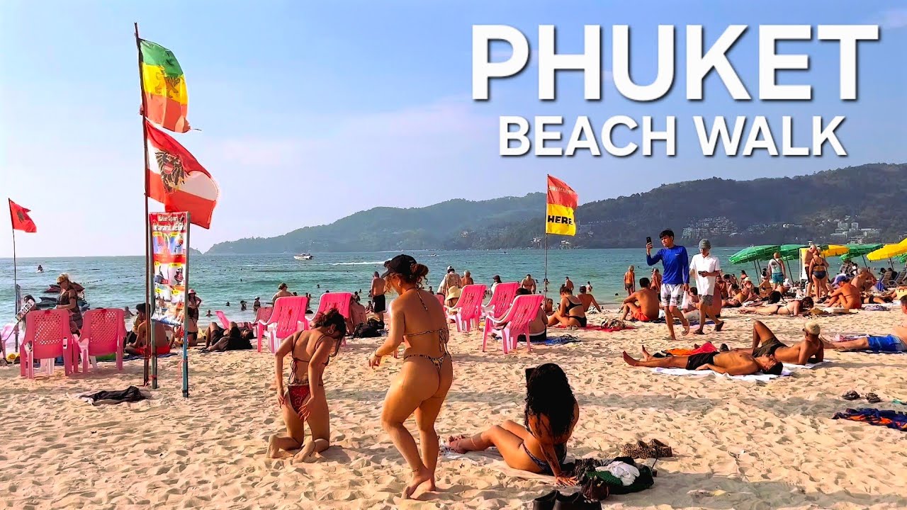 Phuket, Thailand Walking Tour 🇹🇭 Patong Beach & Bangla Road | 4K HDR 60fps