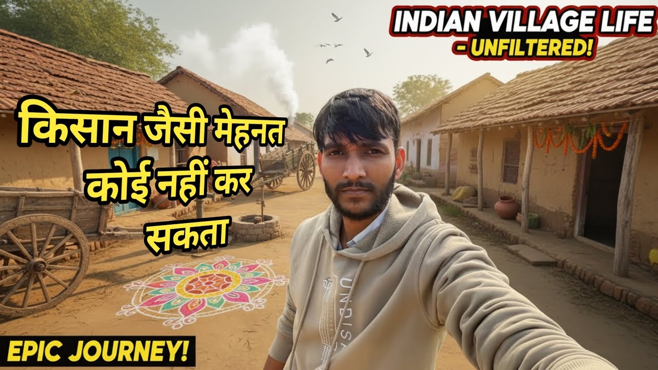 किसान जैसी मेहनत कोई नहीं कर सकता | Indian Village Life Unfiltered | Real Gaon Vlog