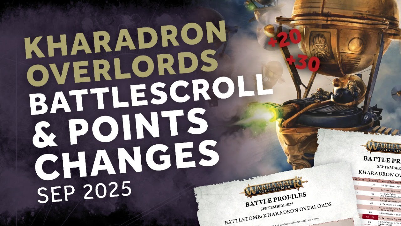 Aethercast - Kharadron Overlords New Points + FAQs From The Battlescroll