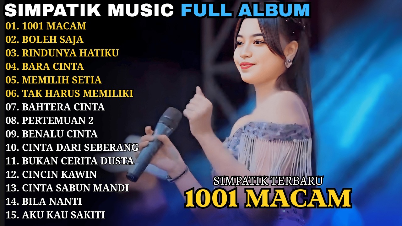 1001 MACAM - BOLEH SAJA - RINDUNYA HATIKU | RIA AMELIA | SIMPATIK MUSIC FULL ALBUM 2026