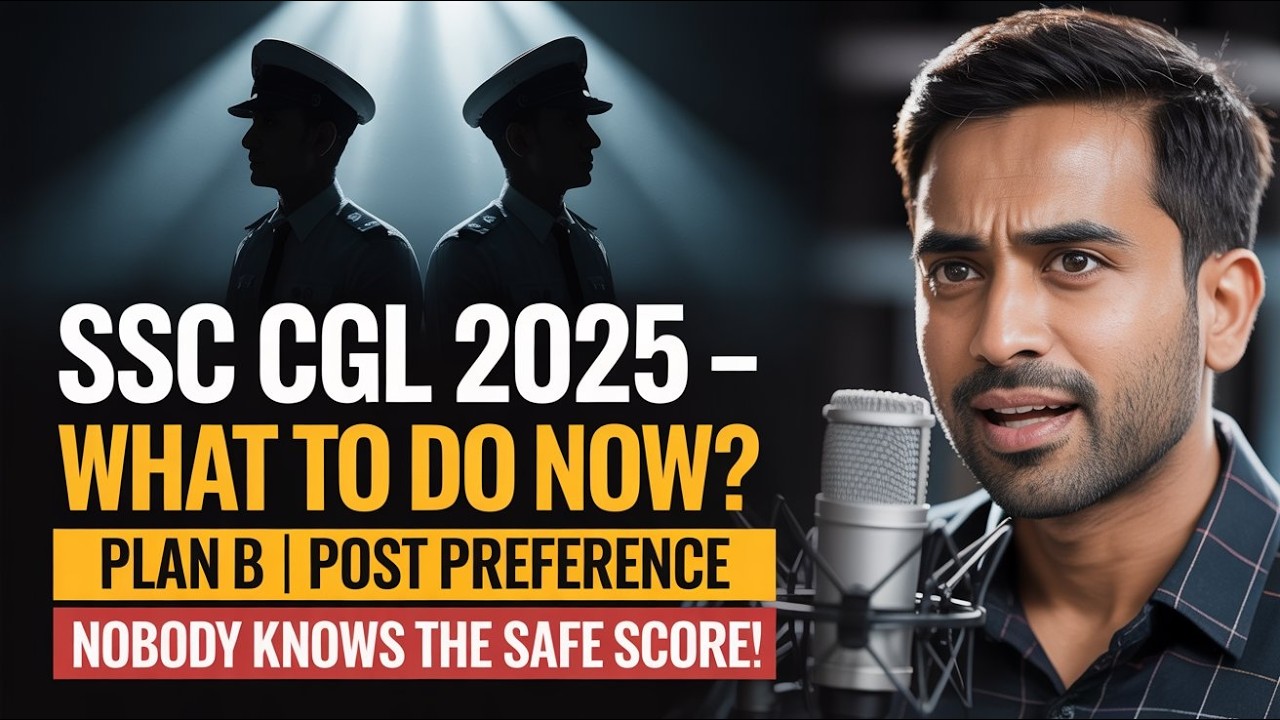 After SSC CGL 2025 Answer Key | Safe Score, Post Preference & What To Do Next (Plan-B)